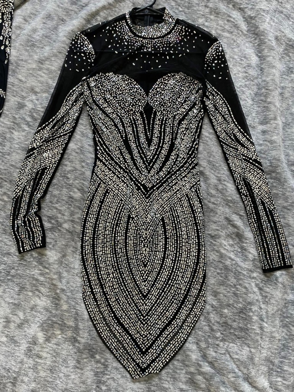 Sexy rhinestone dress